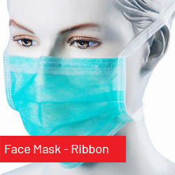 Disposable Face Mask - Ribbon
